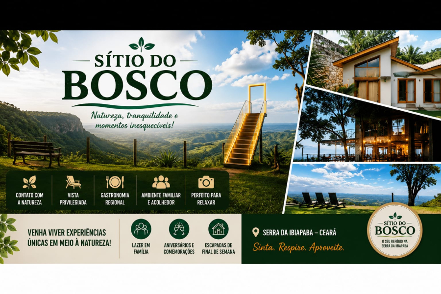 SÍTIO DO BOSCO SE CONSOLIDA COMO NOVO DESTINO TURÍSTICO NA SERRA DA IBIAPABA